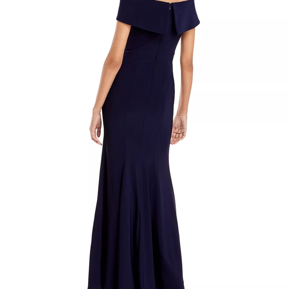 Aqua, Women of the shoulder black gown - Picture 4 of 12